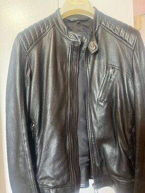 Belstaff V Racer Black Leather Jacket